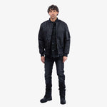 Spada Airforce MA1 Waterproof Motorcycle Bomber Jacket - Black