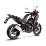 LeoVince LV-14 Stainless Steel Silencer For Moto Morini X-Cape 700 ABS 2025-2026 Right