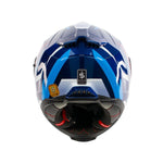 Spada SP18 Vertex Full Face Motorcycle Helmet - Blue/Red/White