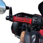 Show Chrome Combat Grips For Can Am Ryker 600 ACE 2019-2024 - Black/Red