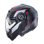 Caberg Duke Evo Move Matt Gun Metal Black Red Helmet