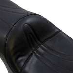 LE Pera Sorrento 2 Up Seat For Harley Davidson FLHR 1584 2008-2011 Stitched 13 x 18" - Black