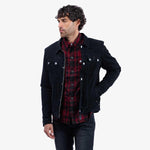 Spada Tura Trucker Men's Motorcycle Jacket - Solid Black