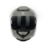 Spada Bastion Flip Front Motorcycle Helmet - Grey
