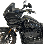 Fat Baggers Inc. 1-1 4" EZ Install Round Top Handlebar For Harley Davidson FXLR 1750 2018-2020 20.5 cm (8") - Black