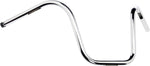 Biltwell 1" Handlebar with TBW Plugs 24 cm (9-1/2") Ape Hanger - Chrome