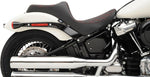 Drag Specialties Predator III Double Diamond Seat For Harley Davidson FLDE 1750 2018-2020 - Black Red