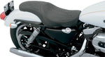 Drag Specialties Predator Seat For Harley Davidson XL 1200 C 2004-2020 Flame Stitched - Black