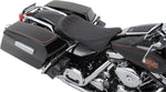 Drag Specialties EZ-On Mount Low-Profile Black Stitching Solo Seat For Harley Davidson FLHR 1340 1997-1998 - Black