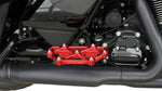 Arlen Ness Diamond Passenger Floorboards For Harley Davidson FLD 1690 2012-2013 - Red