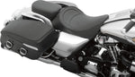 Drag Specialties Backrest Compatible Mild Stitched Solo Seat For Harley Davidson FLHR 1340 1997-1998 56cm Long - Black