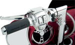 Drag Specialties Switch Cap Kit For Harley Davidson FLHR 1340 1996-1998 - Chrome