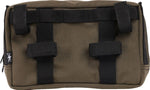 Thrashin Supply Co Handlebar Bag Plus Green/Orange - 12.5cm (5") x 22.9cm (9") x 10 cm (4")