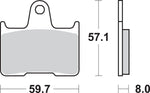SBS Sintered Metal Rear Brake Pads For Kawasaki GTR 1400 2008-2011