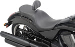 Drag Specialties Ez Glide II Backrest Compatible Low-Profile Leather Touring Seat For Victory High-Ball 106 2012-2016 - Black