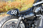 Cult Werk Rear Fender Cafe With Seat For Harley Davidson XL 1200 C 2004-2020 Rear - Black