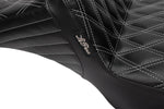 LE Pera Tailwhip Daddy Long Legs Seat For Harley Davidson FLHX 1750 ABS 2023 Double Diamond - Black/Grey