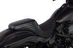 LE Pera Kickflip Seat For Harley Davidson FLSB 1750 ABS 2018-2021 Basketweave/Pleated/Track Pleat Stitch - Black