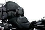 Kuryakyn Plug-in Drivers Backrest For Harley Davidson FLHR 1340 1998 - Black/Chrome