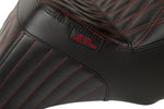 LE Pera Tailwhip Seat For Harley Davidson FLHX 1750 ABS 2023 Double Diamond - Black/Red