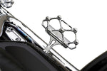 Arlen Ness Diamond Passenger Floorboards For Harley Davidson FLD 1690 2012-2013 - Chrome