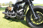 Cult Werk Spoiler Old School For Harley Davidson XL 1200 C 1996-2020 Front - Black