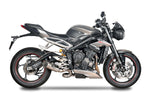 Spark GRID-O Exhaust System For Triumph Street Triple 660S ABS 2018-2022 Titanium