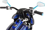 LA Choppers Kage Fighter Welded Straight-Riser Handlebar 30.5 cm (12") - Black