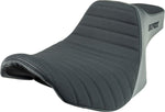 Slyfox High Noon Seat For Harley Davidson FLHX 1923 ABS 2024 Black Logo/Classic Stitch - Black