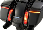 Ciro Bag Blades With Lightstrike For Harley Davidson FLHX 1923 ABS 2024-2025 Saddlebag Smoke