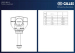 Gilles ADJ Handlebar Risers For Ducati Monster 890 ABS 2026 - Black
