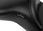 LE Pera Maverick Seat With Backrest For Harley Davidson FLHX 1750 ABS 2023 Smooth - Black
