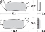 SBS HS Street Excel Sintered Front Brake Pads For Honda CB500 F 2013-2021