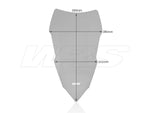 WRS Windscreen For Yamaha MT-09 ABS 2015-2017 58 cm (22-7/8") - Smoke