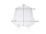 WRS Windscreen For BMW R 1200 R 2006-2014 34 cm (13-3/8") - Clear