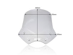 WRS Windscreen For BMW R 1200 R 2006-2014 34 cm (13-3/8") - Smoke