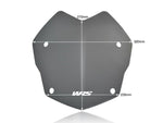 WRS Windscreen For BMW R 1200 GS ABS 2013-2019 27 cm (10-5/8") - Dark Smoke