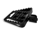 Heinz Bikes Mini Floorboard Foot Pegs For Harley Davidson FLS 1690 2012-2015 Fit Front Or Rear - Black