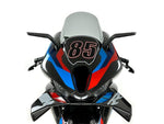 WRS Windscreen For BMW M 1000 RR ABS 2023-2024 21.5 cm (8-1/2") - Smoke