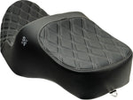 Slyfox Chariot Seat For Harley Davidson FLHRXS 1868 ABS 2024-2025 Double Diamond/Silver Logo - Black