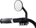Drag Specialties Vintage Style Grips For Harley Davidson FLD 1690 2012-2013 - Black Chrome