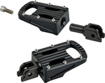 Biltwell Punisher Passenger Footpegs For Harley Davidson FLDE 1750 2018-2020 - Black