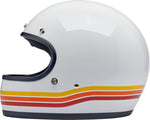 Biltwell Gringo Sunset Spectrum Helmet - Gloss/Orange/Red/White