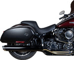 Drag Specialties Predator Seat For Harley Davidson FLSB 1750 2018-2021 Black Stitching Double Diamond - Black