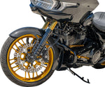 Arlen Ness Wrapper Fender For Harley Davidson FLHR 1450 1999-2003 48cm (19") Front - Black/Carbon Fibre
