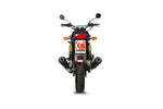 Scorpion Red Power Slip-On Pair Black Ceramic For Royal Enfield Interceptor 650 2019-2024