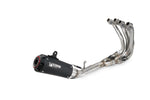 Scorpion Red Power Full System Ceramic Black Sleeve For Kawasaki ZX-4RR 2023-2025