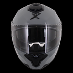 Axor Brutale Full Face Helmet With Dual Spoiler - Nardo Grey Gloss