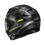 HJC F71 Carbon Esira MC3HSF Yellow Motorcycle Helmet