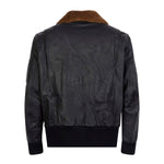 Spada Turbine CE Leather Bomber Jacket Black